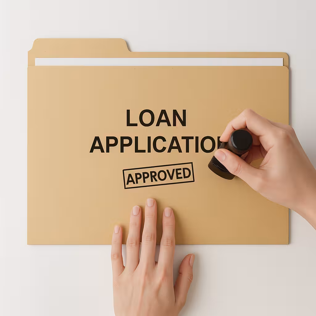 Loan application approved image