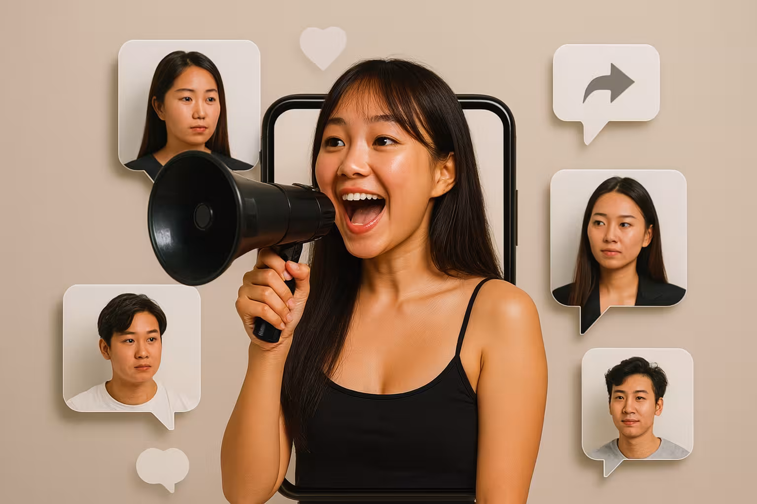 Refer and earn announcer image