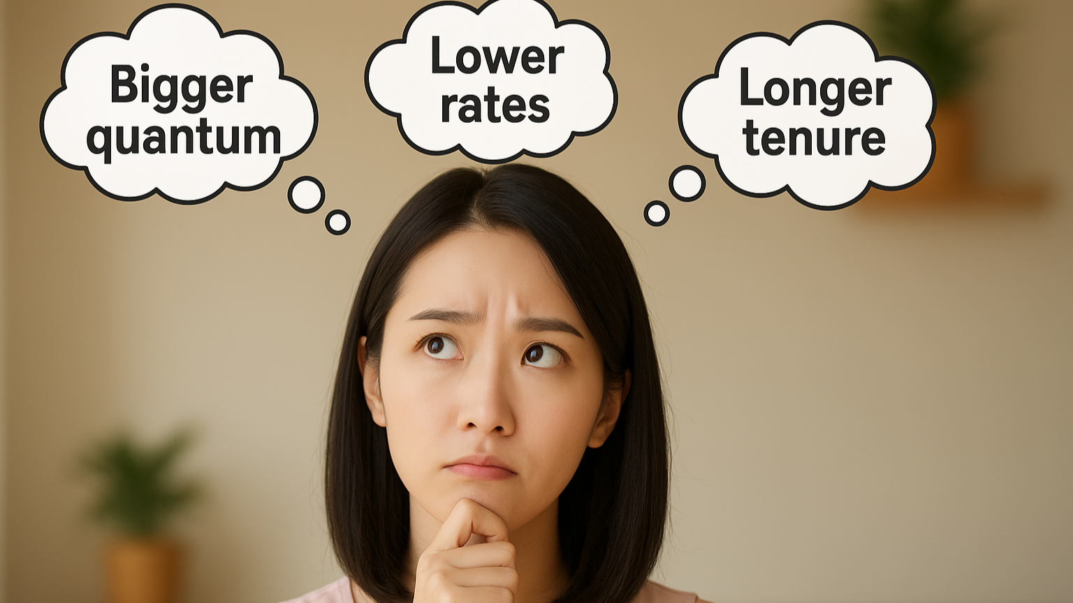 tenure vs quantum vs interest