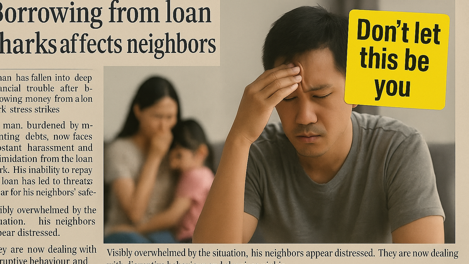 Owe money pay money illegal loan sharks